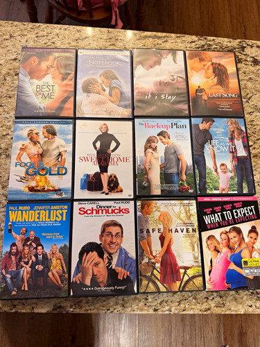 Dvd movie lot - dvd, notebook